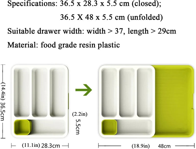 Expandable Cutlery Drawer Organizer