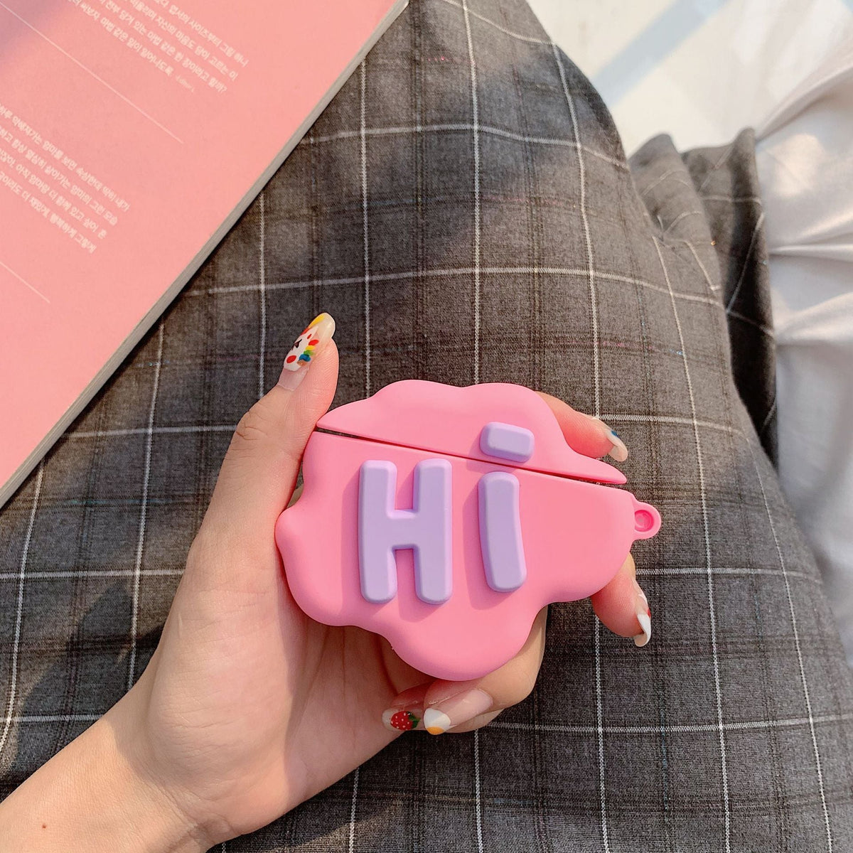 AirPod 2 Case 3D HI BYE Cloud  Earphone Cases For Apple Airpods Case Cute Cover